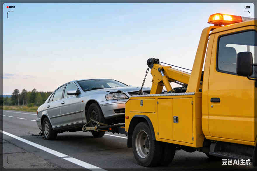 裕华区拖车救援电话【案例】
